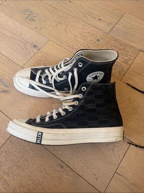 Converse Black & White Kith High-Top Sneakers